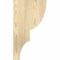Ekena Millwork Ridgewood Rough Sawn Corbel, Douglas Fir, 6"W x 10"D x 18"H COR06X10X18RID00RDF - alternate 3